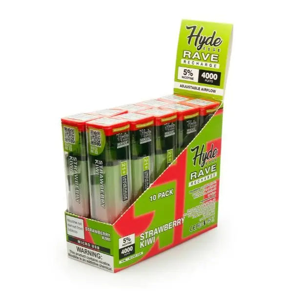 Strawberry Kiwi Hyde Edge RAVE Disposable 10-Pack Bulk Price!