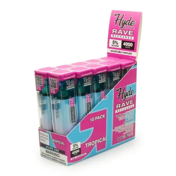 Tropical Hyde Edge RAVE Disposable 10-Pack Bulk Price!