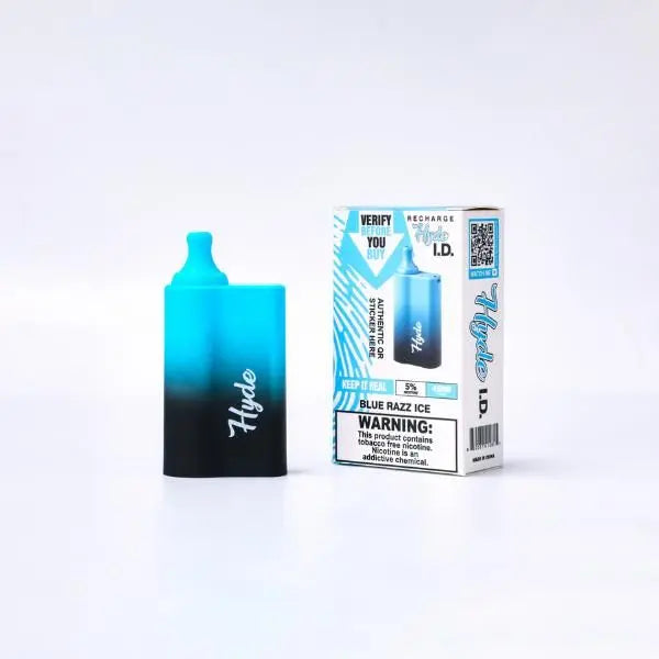 Blue Razz Ice Hyde I.D. Recharge 4500 Puffs Disposable 10-Pack Cheap Deal!