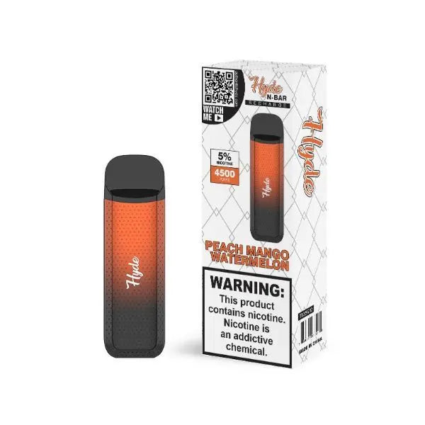 Peach Mango Watermelon Hyde N-Bar Recharge Disposable 10-Pack Bulk Deal Price!