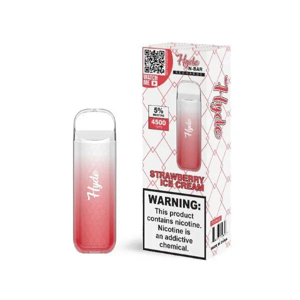 Strawberry Ice Cream Hyde N-Bar Recharge Disposable 10-Pack