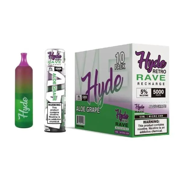Aloe Grape Hyde Retro RAVE Single Disposable 