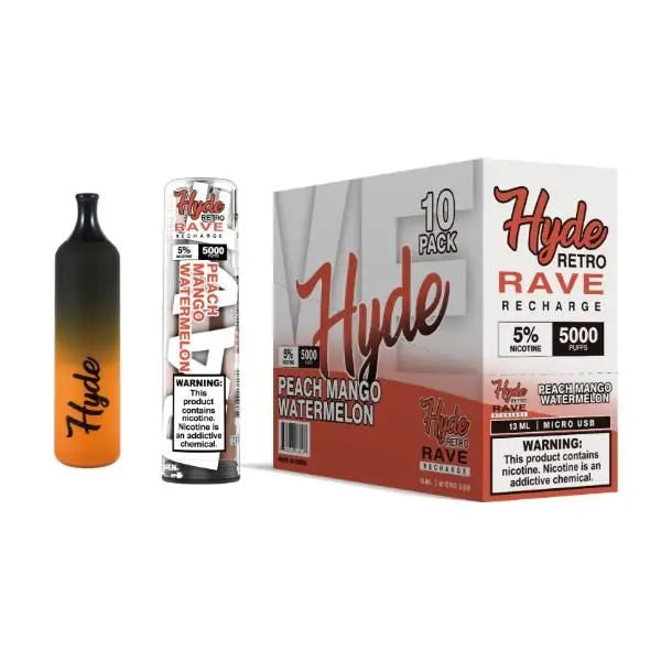 Peach Mango WatermelonHyde Retro RAVE Single Disposable