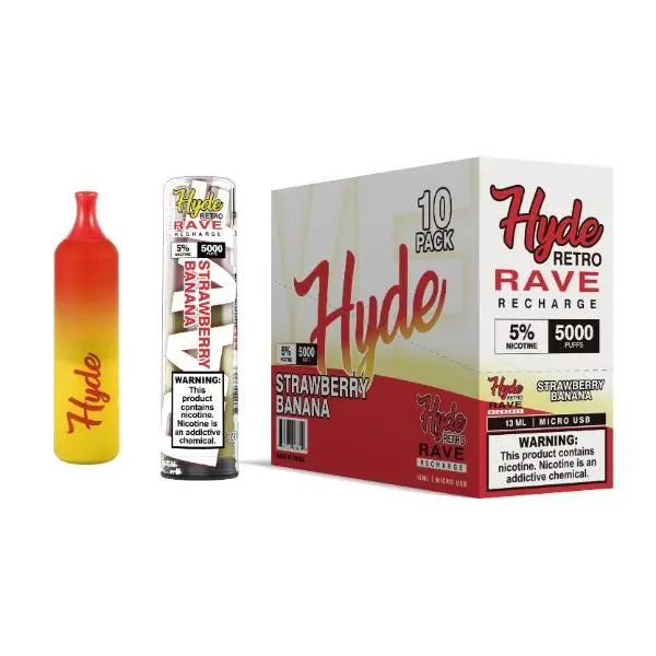 Strawberry Banana Hyde Retro RAVE Single Disposable