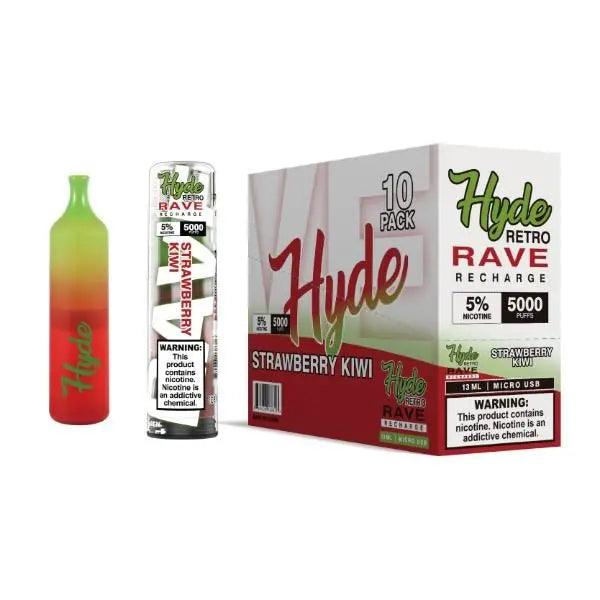 Strawberry Kiwi Hyde Retro RAVE Single Disposable