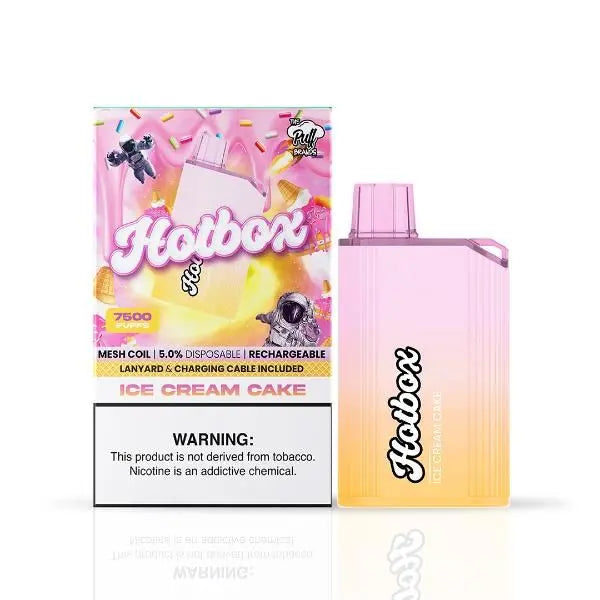 Ice Cream Cake Puff Hot Box 7500 Puffs Rechargeable Disposable
