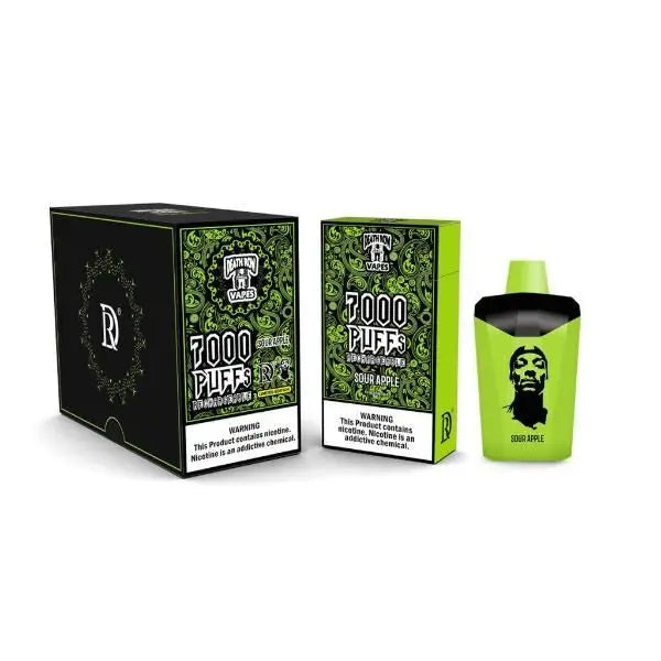 Death Row Vape 7000 Puffs Disposable Sour Apple