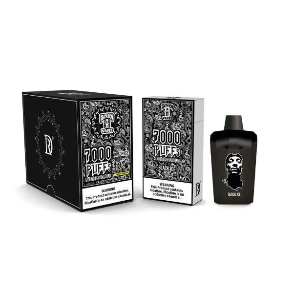 Death Row Vape 7000 Puffs Disposable Black Ice
