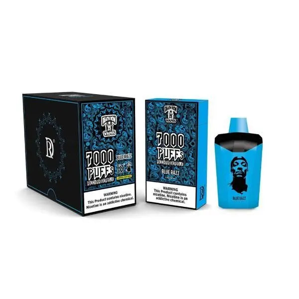 Death Row Vape 7000 Puffs Disposable Blue Razz