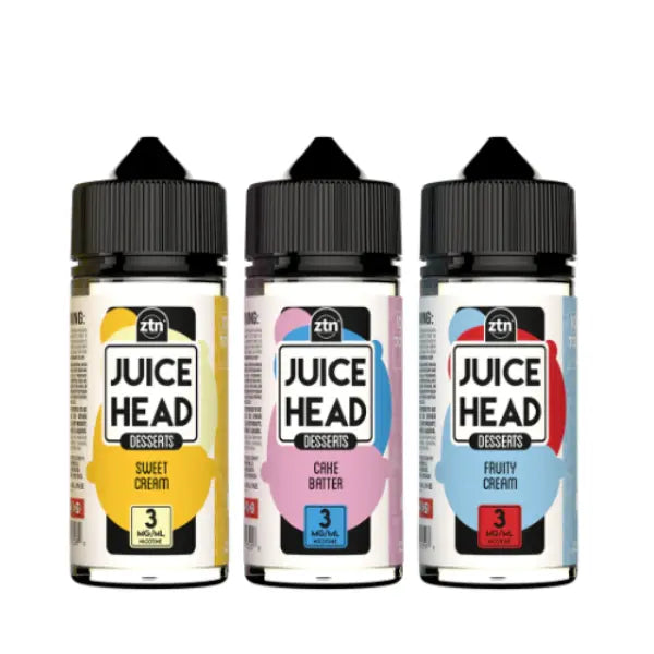 Juice Head ZTN Dessert Series 100mL for wholesale and bulk pricing from Vape Wholesale USA