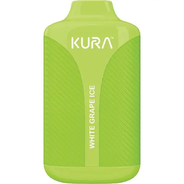 Kura 6000 Puffs 5-Pack Disposable White Grape Ice