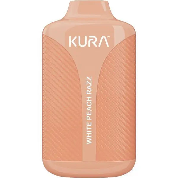 Kura 6000 Puffs 5-Pack Disposable White Peach Razz