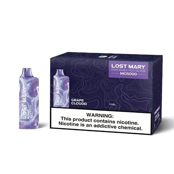 Lost Mary Mo5000 3% Flavors Grape Cloudd