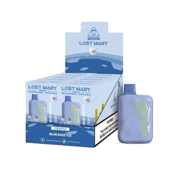 Lost Mary OS5000 Flavors Blue Razz Ice