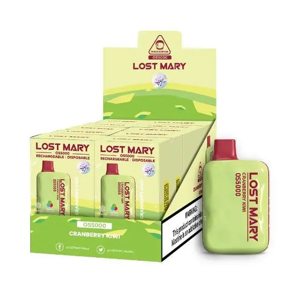 Lost Mary OS5000 Flavors Cranberry Kiwi
