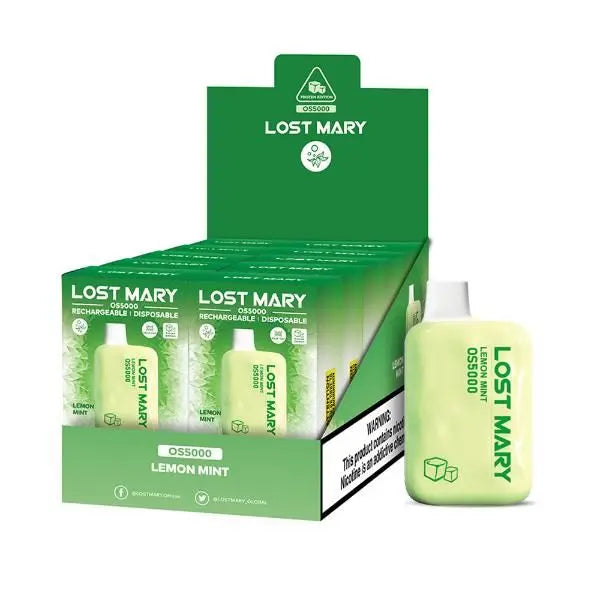 Lost Mary OS5000 Flavors Lemon Mint