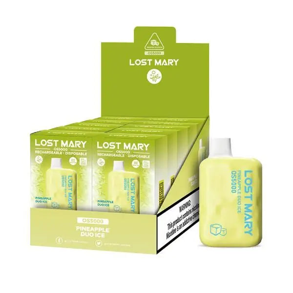 Lost Mary OS5000 Flavors Pineapple Duo Ice