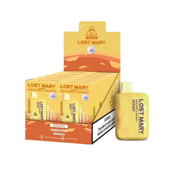 Lost Mary OS5000 Flavors Pineapple Mango