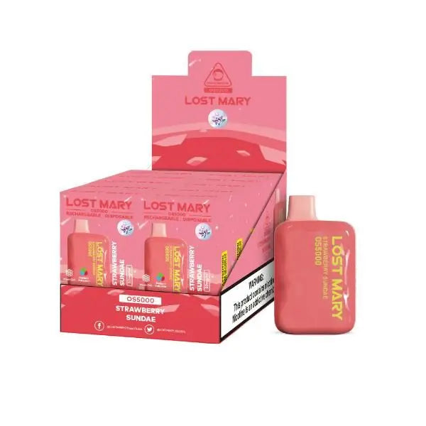 Lost Mary OS5000 Flavors Strawberry Sundae