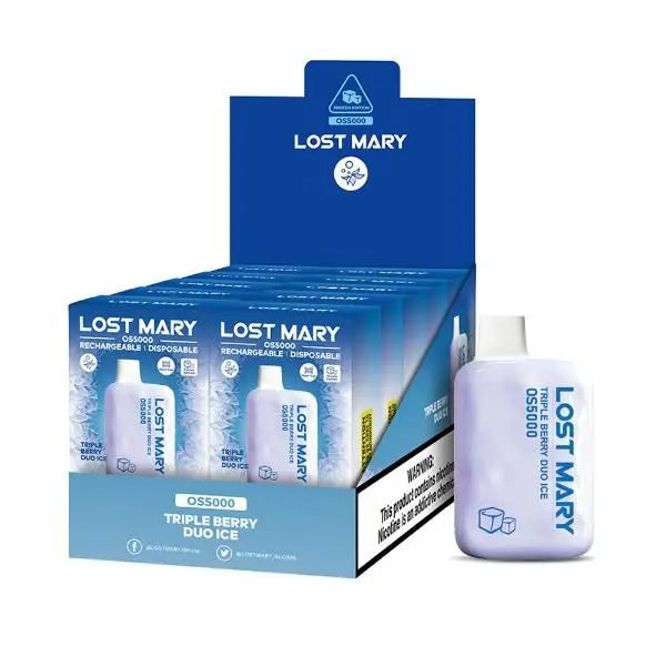 Lost Mary OS5000 Flavors Triple Berry Duo Ice