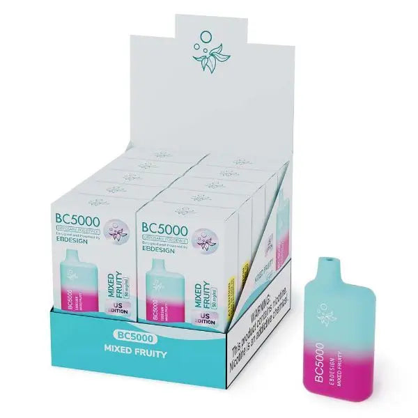 EB Designs BC5000 Disposable-10-Pack Mixed Fruity