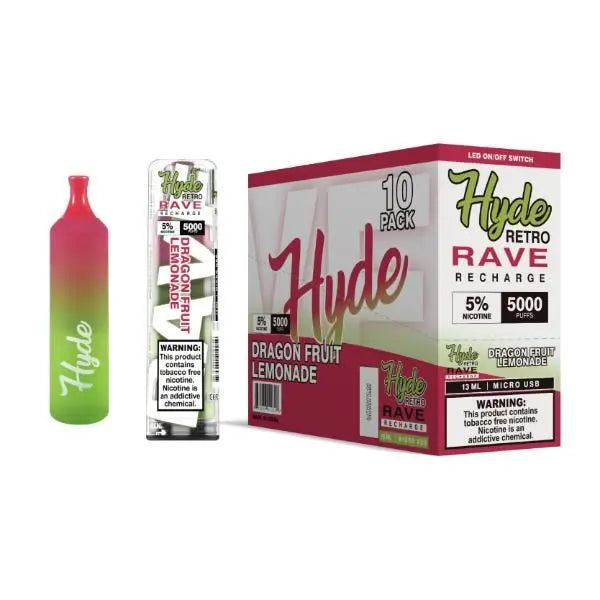 Dragon Fruit Lemonade Hyde Retro RAVE Single Disposable