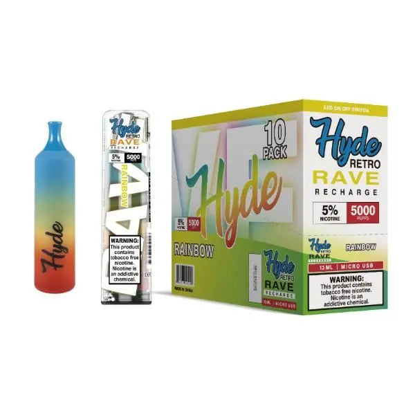 Rainbow Hyde Retro RAVE Single Disposable