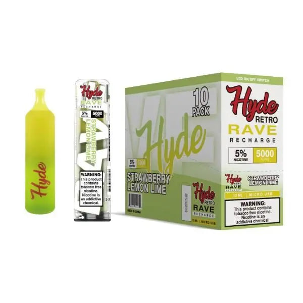 Strawberry Lemon Lime Hyde Retro RAVE Single Disposable