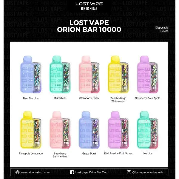 Orion Lost Vape 10000 10k Puffs Family