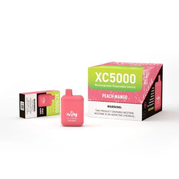 Peach Mango Pod King x Elf Bar XC5000 Disposable 10-Pack Wholesale Best Price!