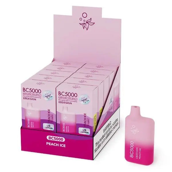 EB Designs BC5000 Disposable-10-Pack Peach Ice