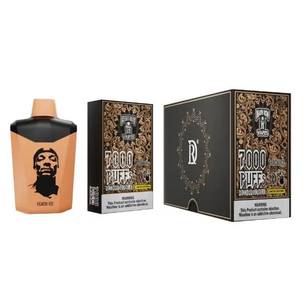 Death Row Vape 7000 Puffs Disposable Peach Ice