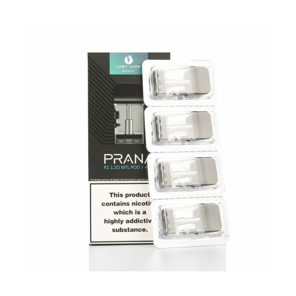 Lost Vape Prana S Replacement Pod Pack of 4 Wholesale