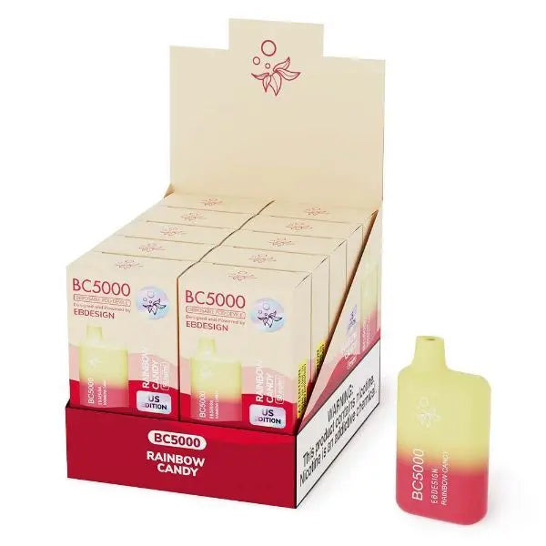 EB Designs BC5000 Disposable-10-Pack Rainbow Candy