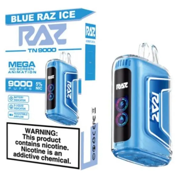 RAZ TN9000 9000 Puffs Disposable Blue Raz Ice