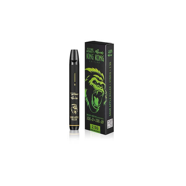 Flying Monkey X Crumbs King Kong D8 D10 THCH JD Disposable | 2.5 Gram | 8 Count Display | Sour Apple Killer