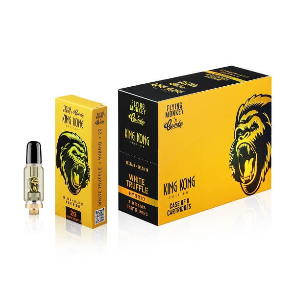 Flying Monkey X Crumbs King Kong D8 D10 Cartridges | 2 Gram | 8 Count Display