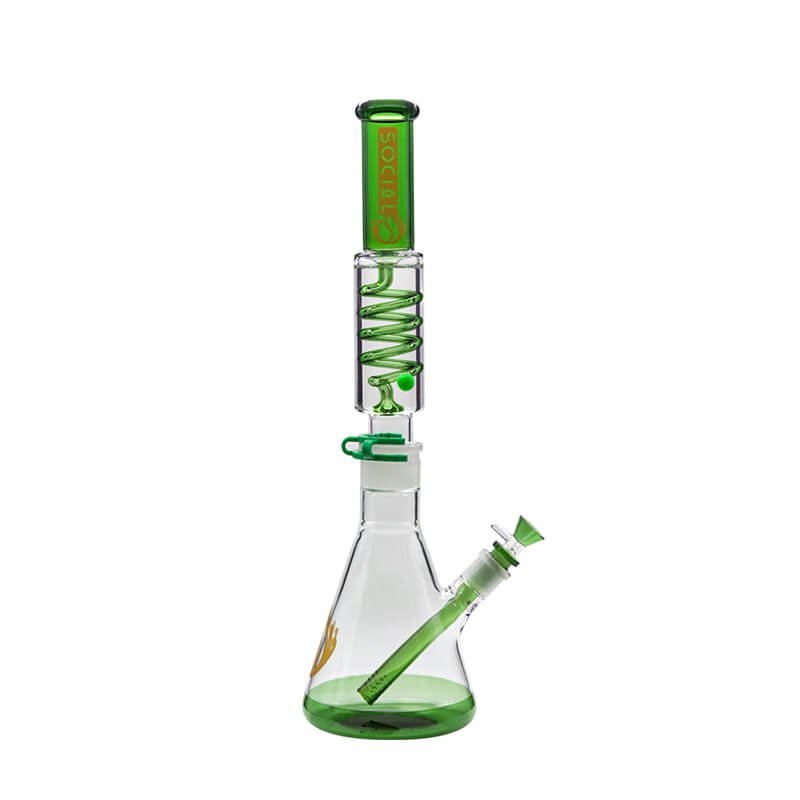 Social PERSIUS with Coil Perc 2 Joint Gel Beaker Waterpipe (MK-06) | 18 inch | Assorted Colors