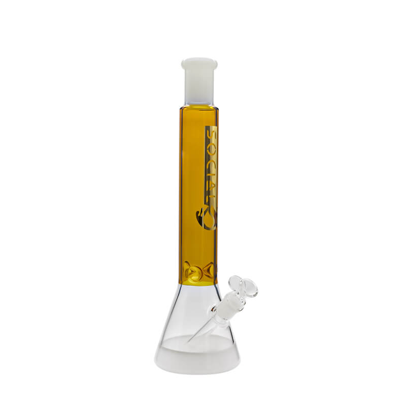 Social ATALANTA Colored Tube Beaker Waterpipe (A-18/A-10) | 15 inch | Assorted Colors