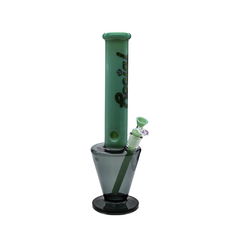 Social SLAYER Slyme Dual Colored Cone Waterpipe (A7-04/05) | 16 inch | Assorted Colors