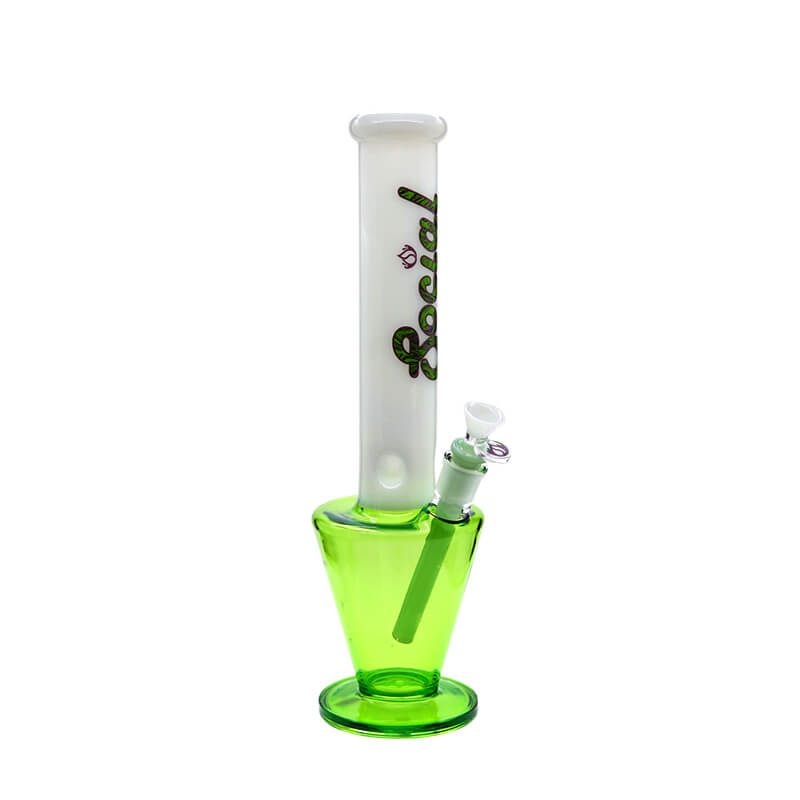 Social SLAYER Slyme Dual Colored Cone Waterpipe (A7-04/05) | 16 inch | Assorted Colors