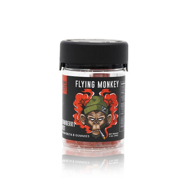 Flying Monkey D8 Gummies | 20 Count Jar | 1000mg