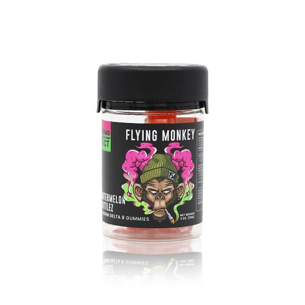 Flying Monkey D8 Gummies | 20 Count Jar | 1000mg