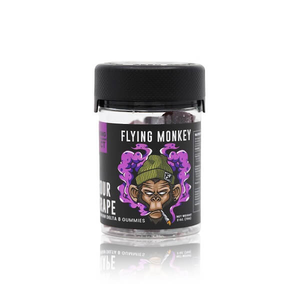 Flying Monkey D8 Gummies | 20 Count Jar | 1000mg