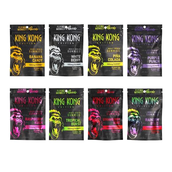 FM X Crumbs King Kong D8+D10 Gummies | 1000mg | 10 Pack | 10 Count Display