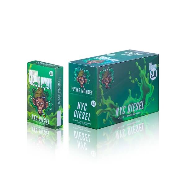 Flying Monkey D8 Liquid Diamonds Disposable | 2 Gram | 8 Count Display