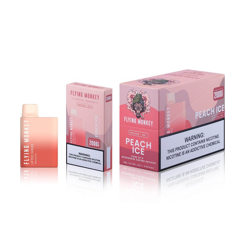 Flying Monkey LIFTED Series Disposable | 5% Nicotine + THC | 8 Count Display
