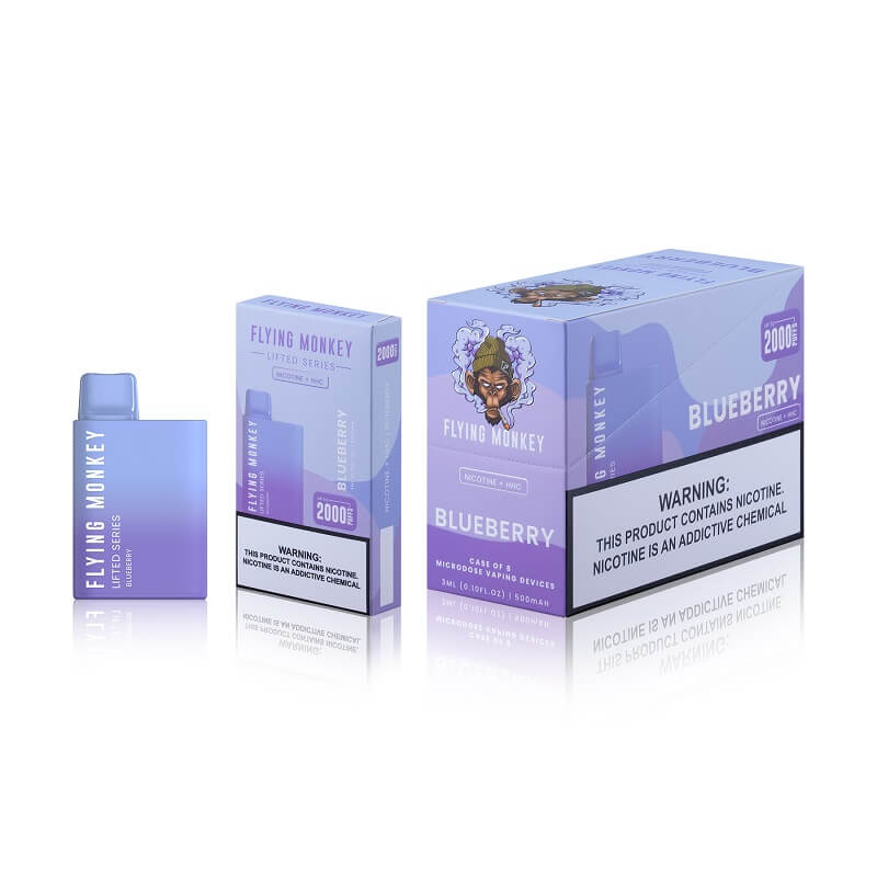 Flying Monkey LIFTED Series Disposable | 5% Nicotine + THC | 8 Count Display