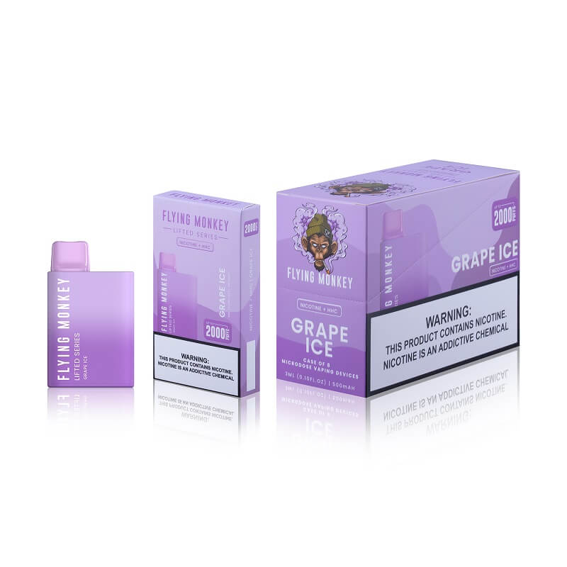 Flying Monkey LIFTED Series Disposable | 5% Nicotine + THC | 8 Count Display