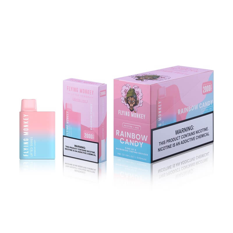 Flying Monkey LIFTED Series Disposable | 5% Nicotine + THC | 8 Count Display
